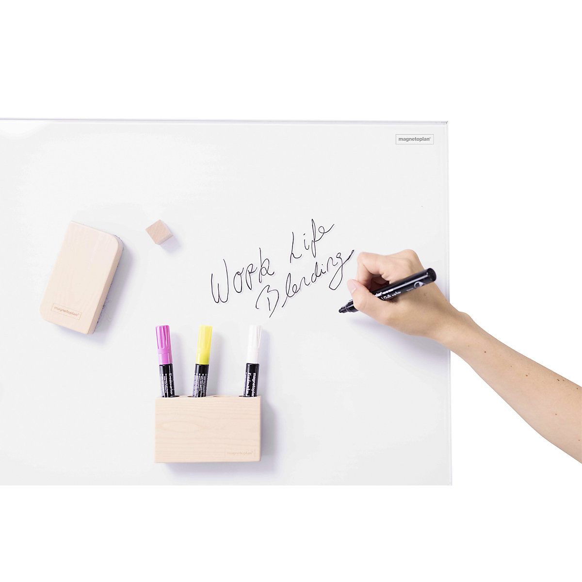 Designová skleněná tabule, mobilní – magnetoplan (Obrázek výrobku 14)-13