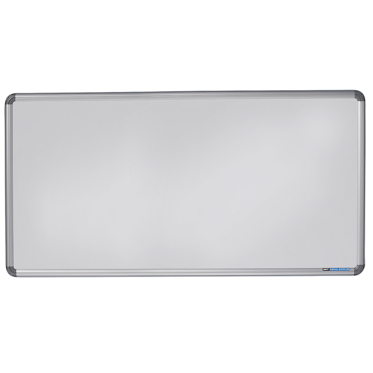 EUROKRAFTpro – Elegantní nástěnná tabule, ocelový plech, lakováno, š x v 2400 x 1200 mm, bílá