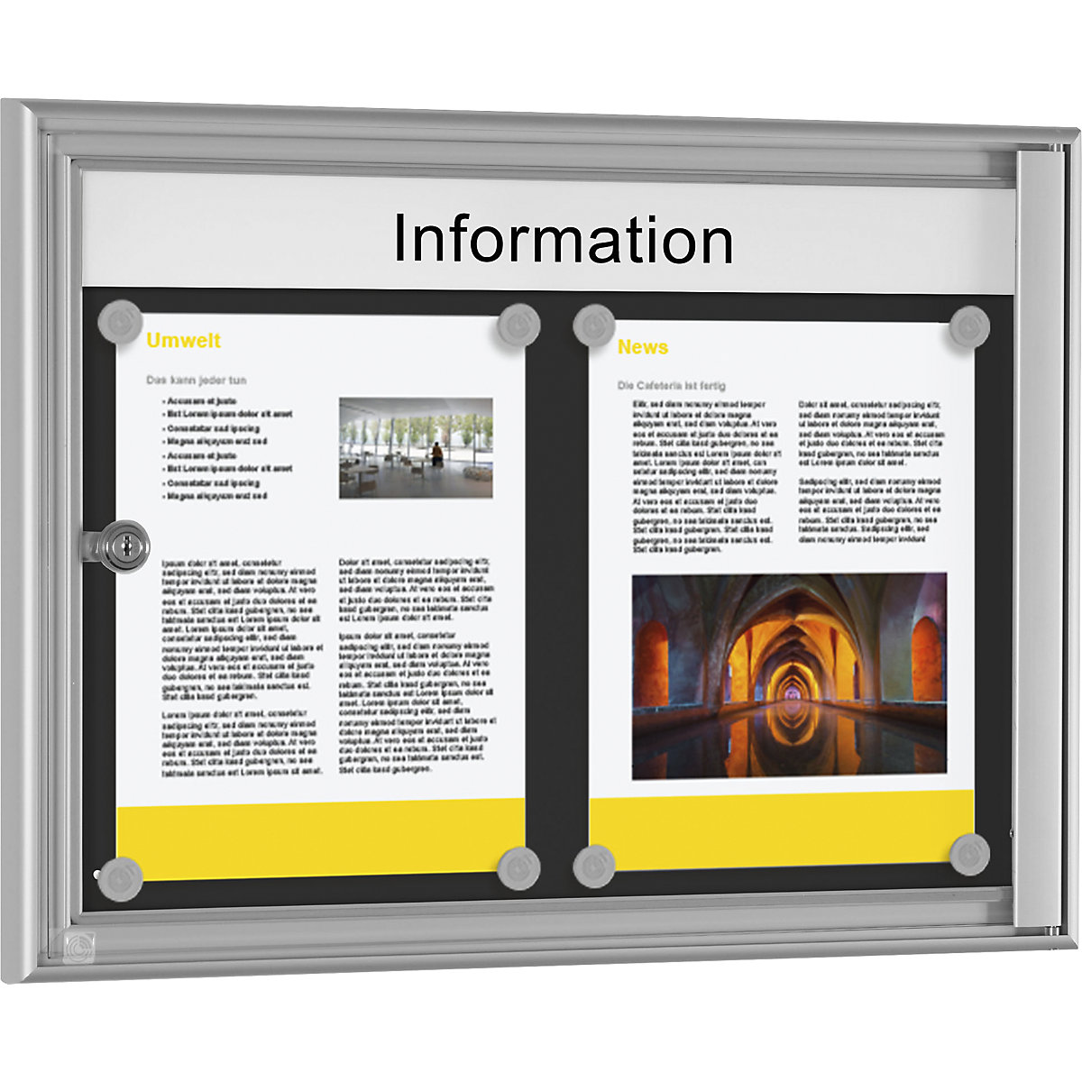 Informační skříňka pro použití uvnitř (Obrázek výrobku 3)-2