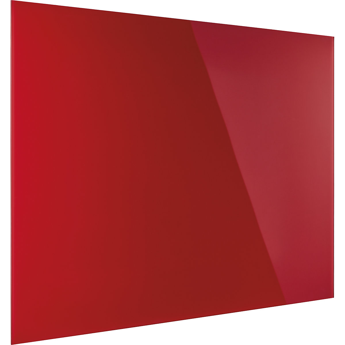 magnetoplan – Dizajnerska staklena ploča, magnetna, ŠxV 1500 x 1000 mm, u intenzivno crvenoj boji