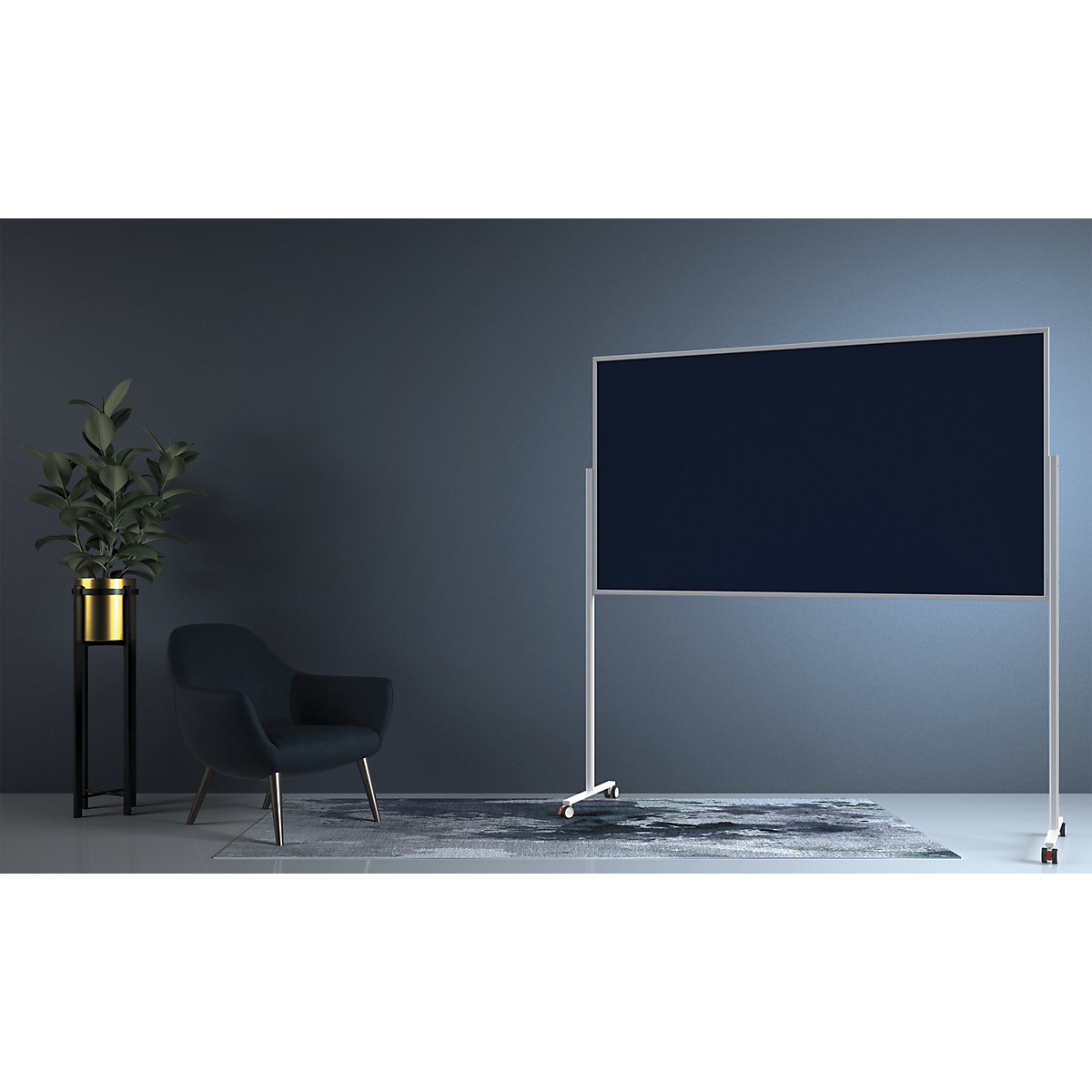 Designerska tablica do prezentacji VarioPin – magnetoplan (Zdjęcie produktu 12)-11