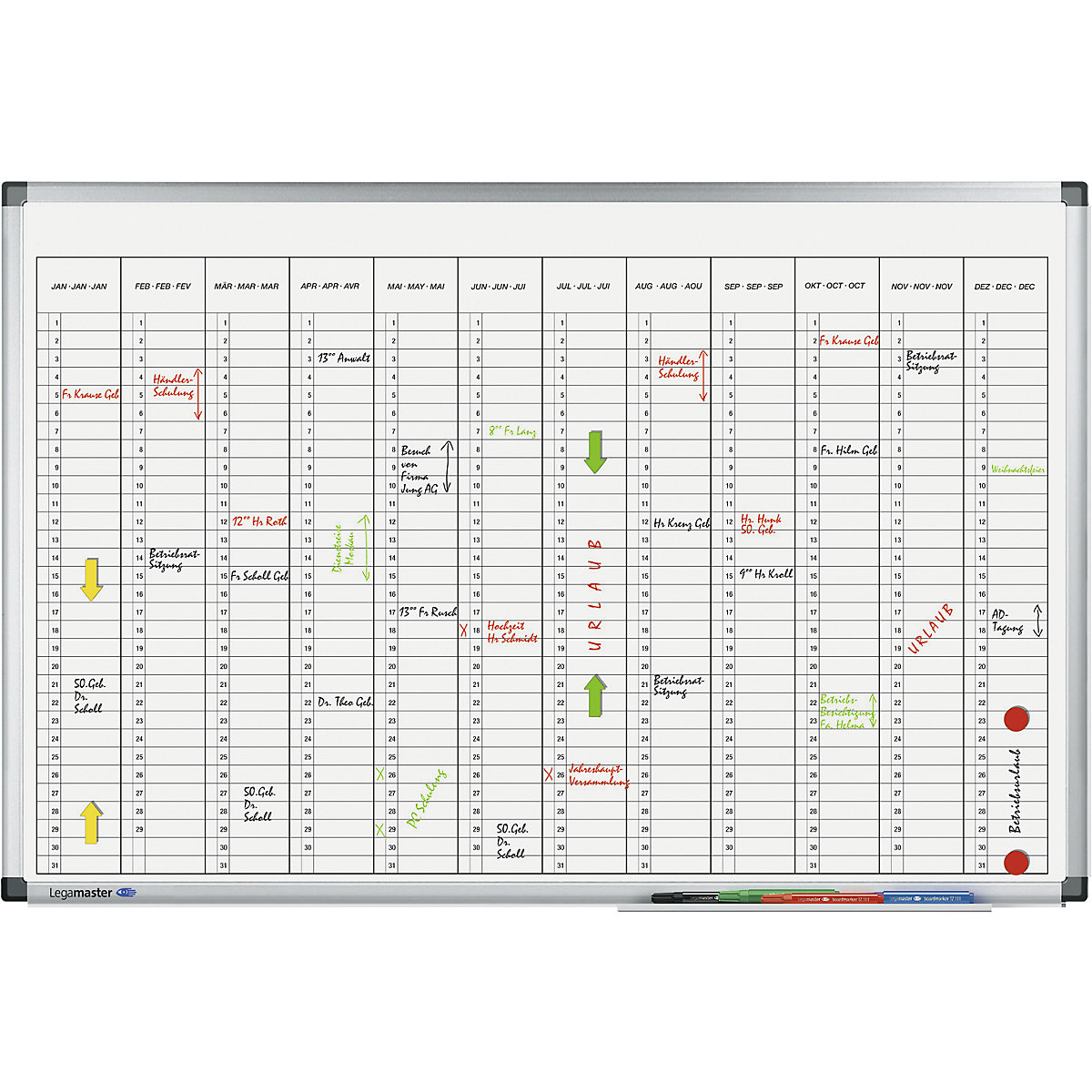 Planer roczny Premium &ndash; Legamaster
