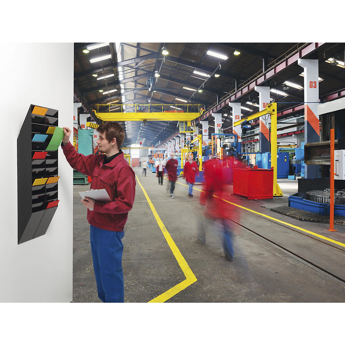 DURABLE – Suport de perete pentru broșuri (Imagine produs 2)