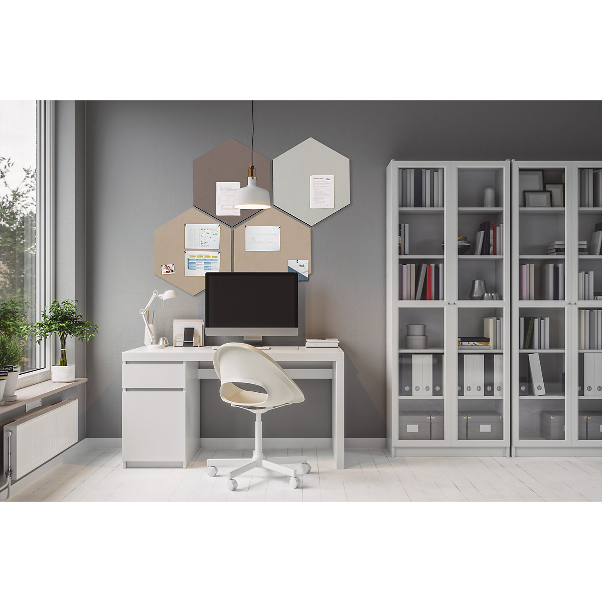 Panou design hexagonal cu prindere cu piuneze – Chameleon (Imagine produs 2)-1