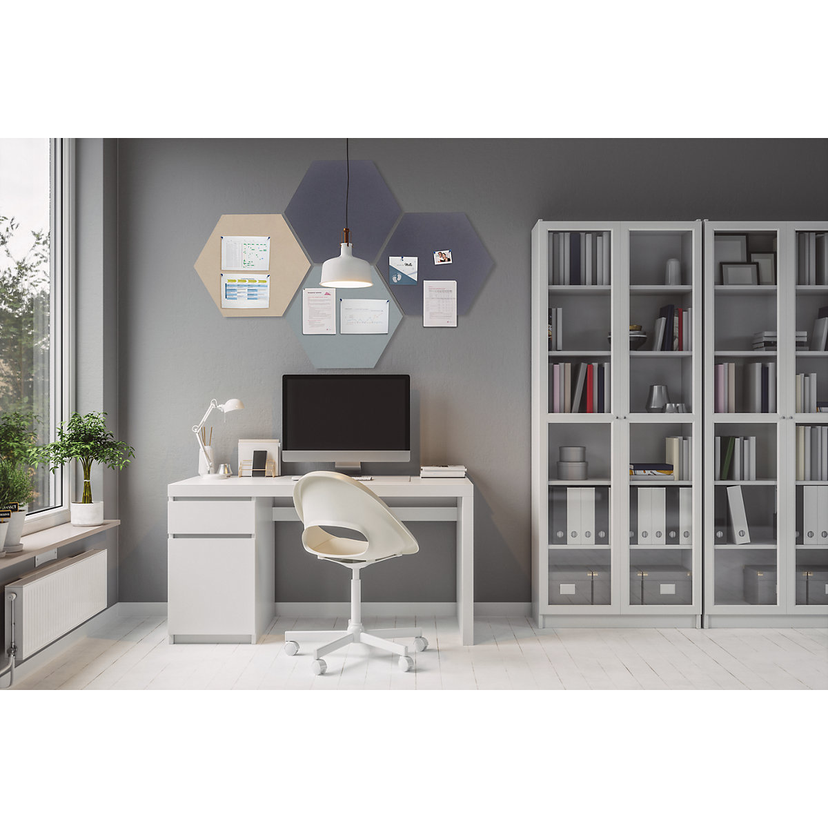 Panou design hexagonal cu prindere cu piuneze – Chameleon (Imagine produs 3)-2