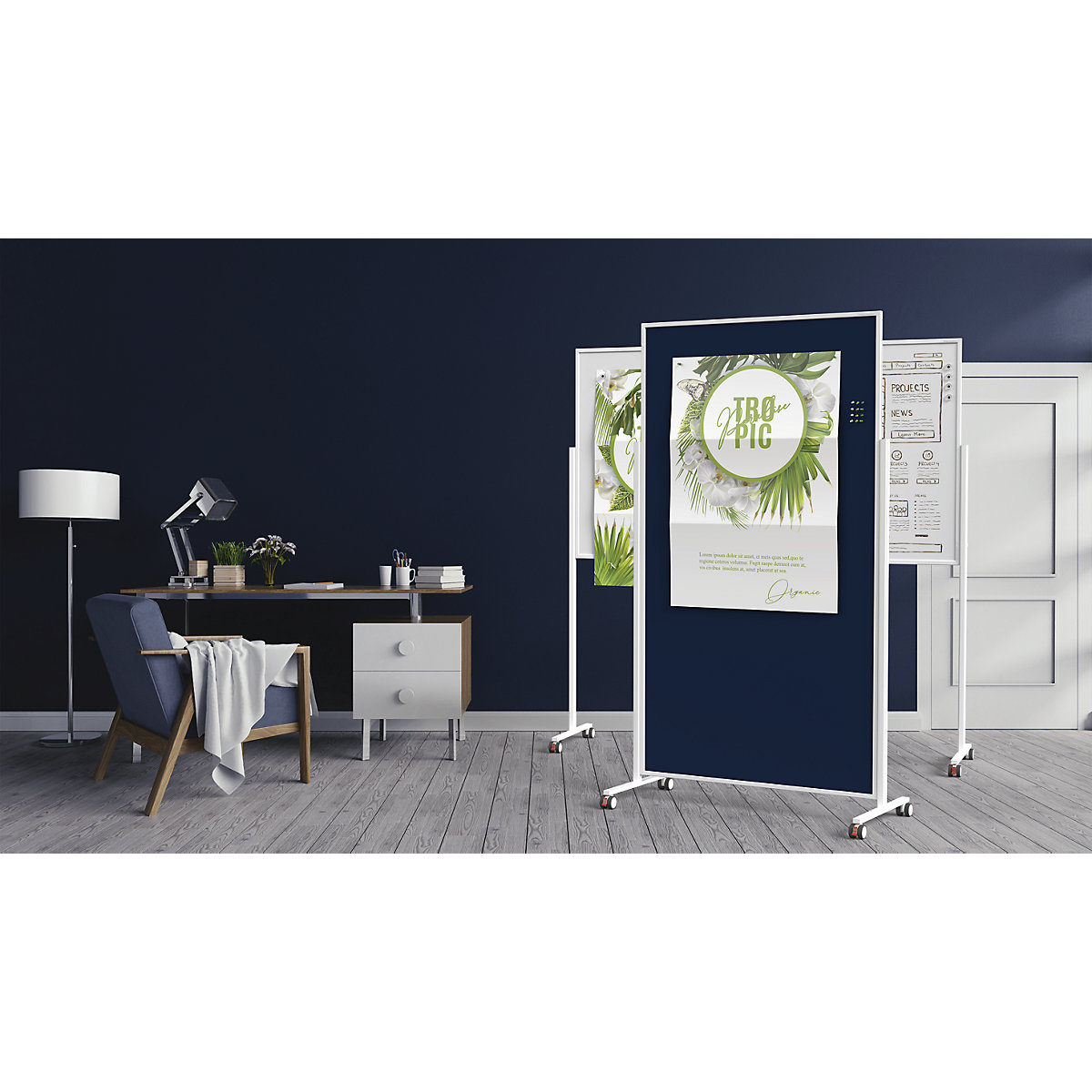 Panou de moderare VarioPin cu design – magnetoplan (Imagine produs 18)-17