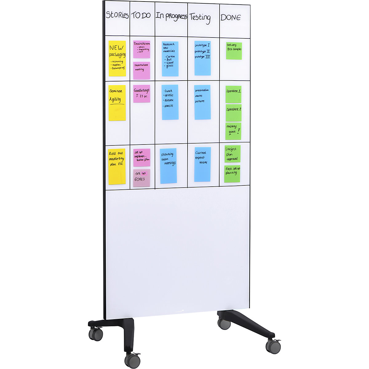 Panou din sticlă, mobil – Legamaster (Imagine produs 3)-2