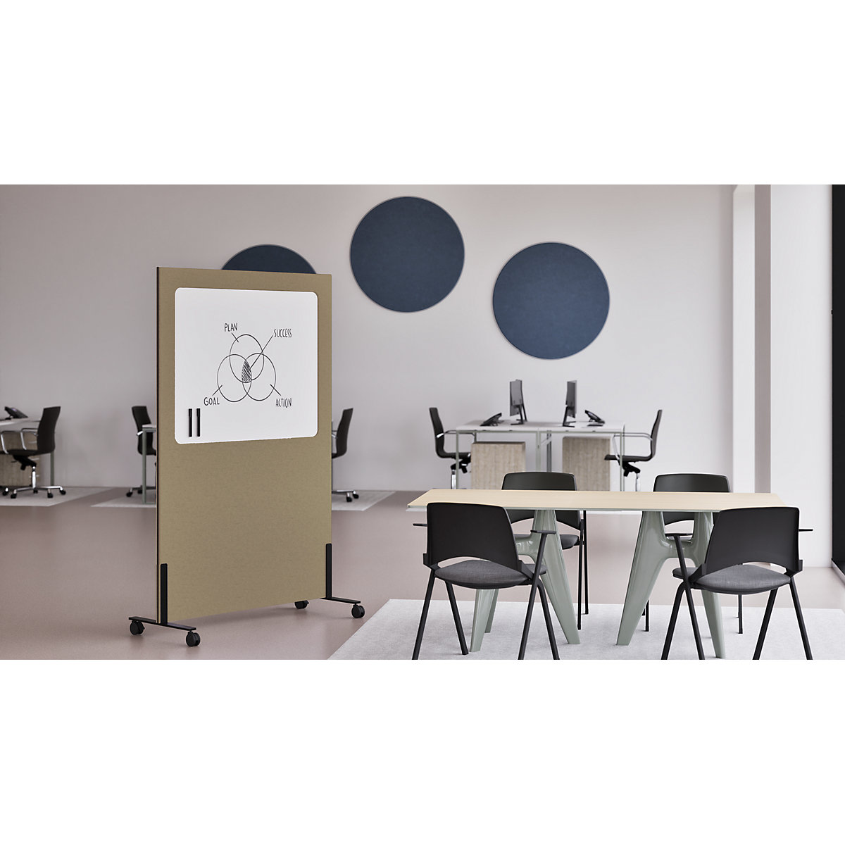 Whiteboard Silva, mobil – SMIT VISUAL (Imagine produs 4)-3