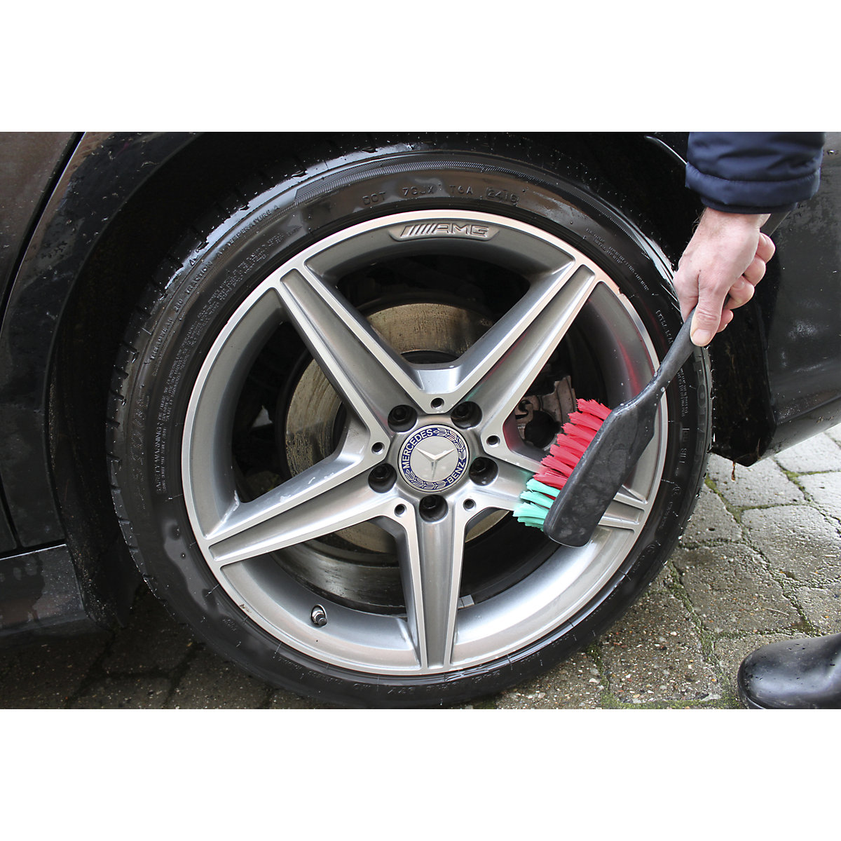 Krtača za čiščenje vozil, z dolgim ročajem 420 mm – Vikan (Slika izdelka 4)