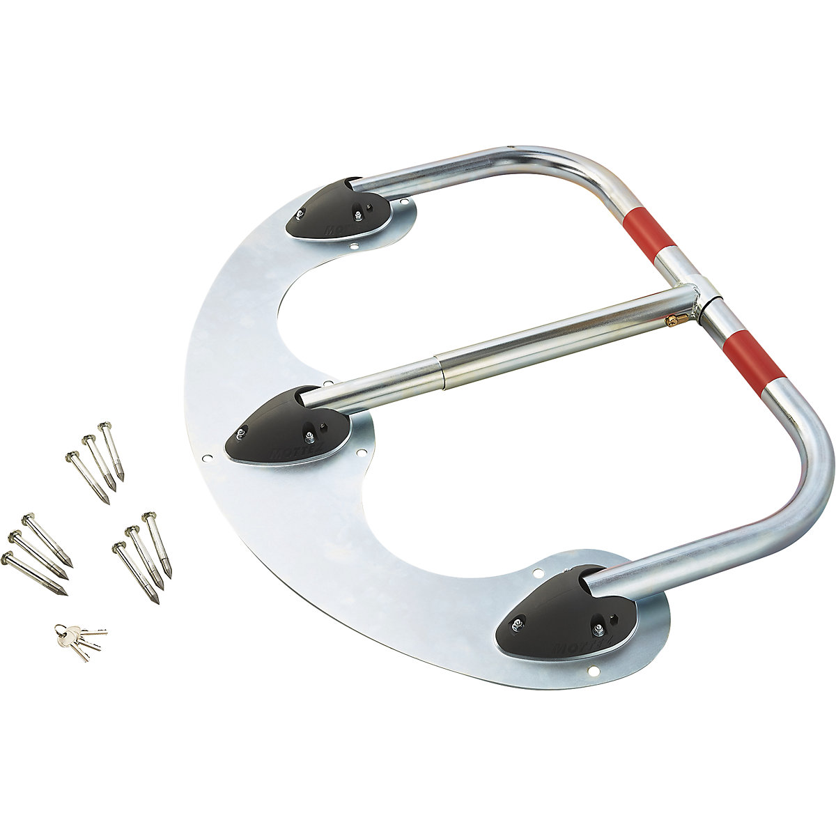 Blocator de parcare, pentru fixare cu cuie – Mottez (Imagine produs 2)-1