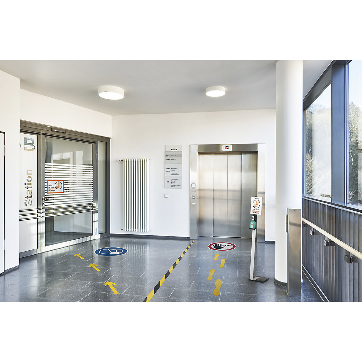 Bandă pentru marcarea podelei DURALINE® – DURABLE (Imagine produs 3)-2