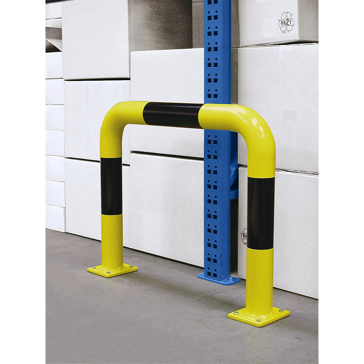 Arc de protecție la impact, Ø 76 mm, pentru fixare cu dibluri (Imagine produs 2)-1