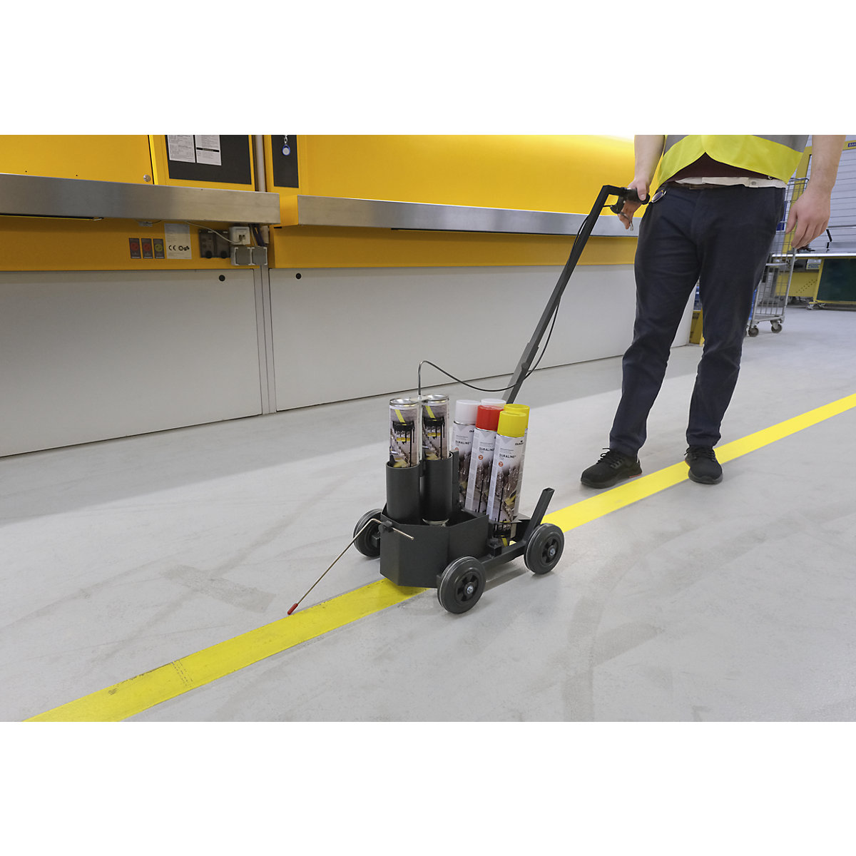 Cărucior pentru trasat marcaje DURALINE® EasyTrack – DURABLE (Imagine produs 5)-4