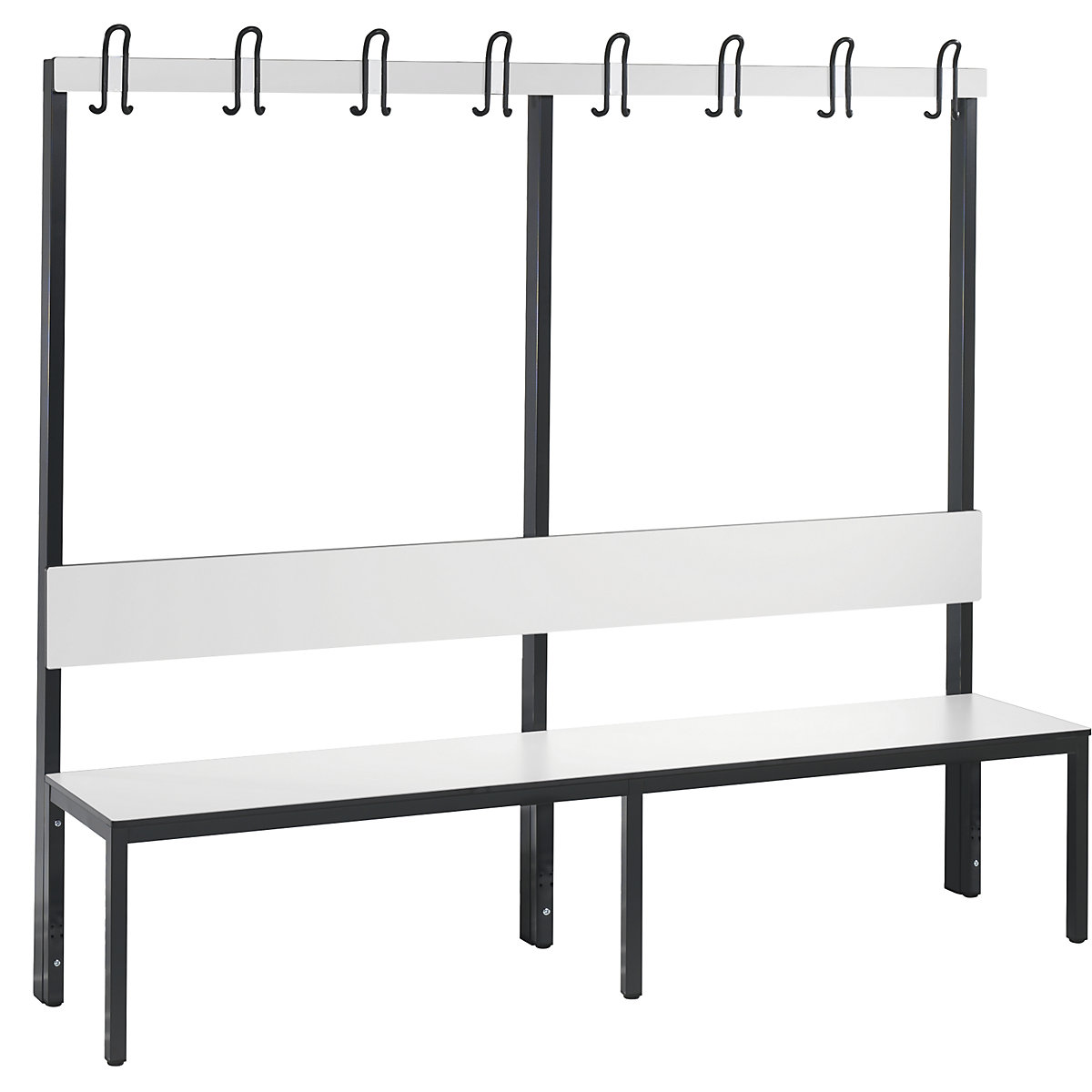 Bancă de vestiar COMFORT, pe o singură parte – C+P