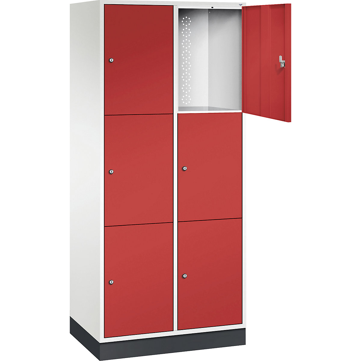 Dulap cu 3 compartimente cu încuietoare Intro – C+P (Imagine produs 2)-1