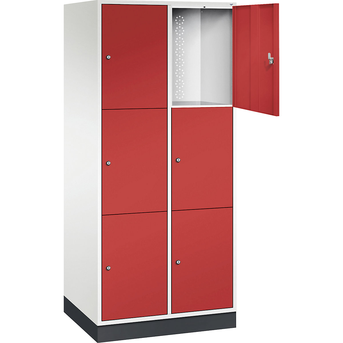 Dulap cu 3 compartimente cu încuietoare Intro – C+P (Imagine produs 2)-1