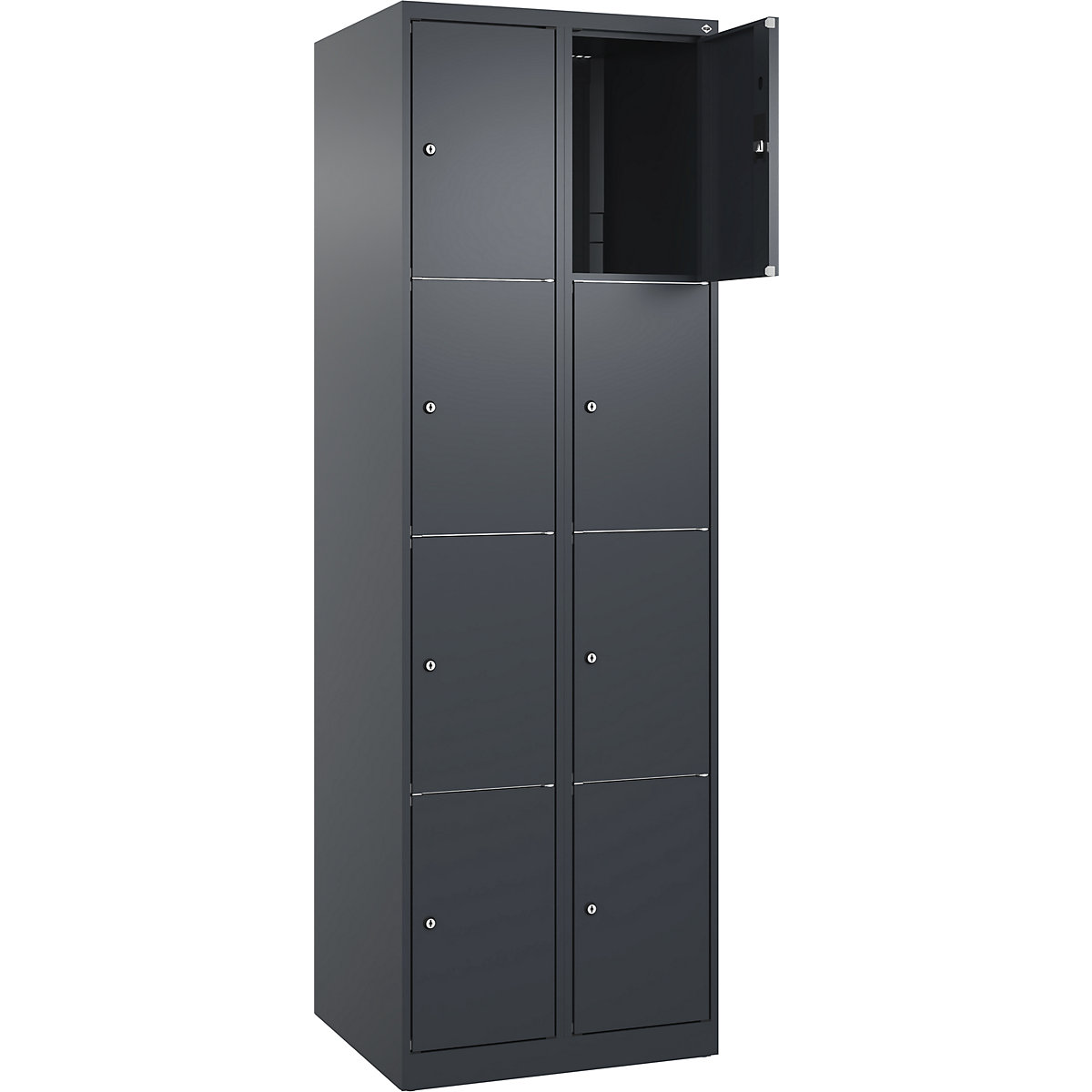 Dulap cu 4 compartimente cu încuietoare Classic PLUS – C+P (Imagine produs 2)-1