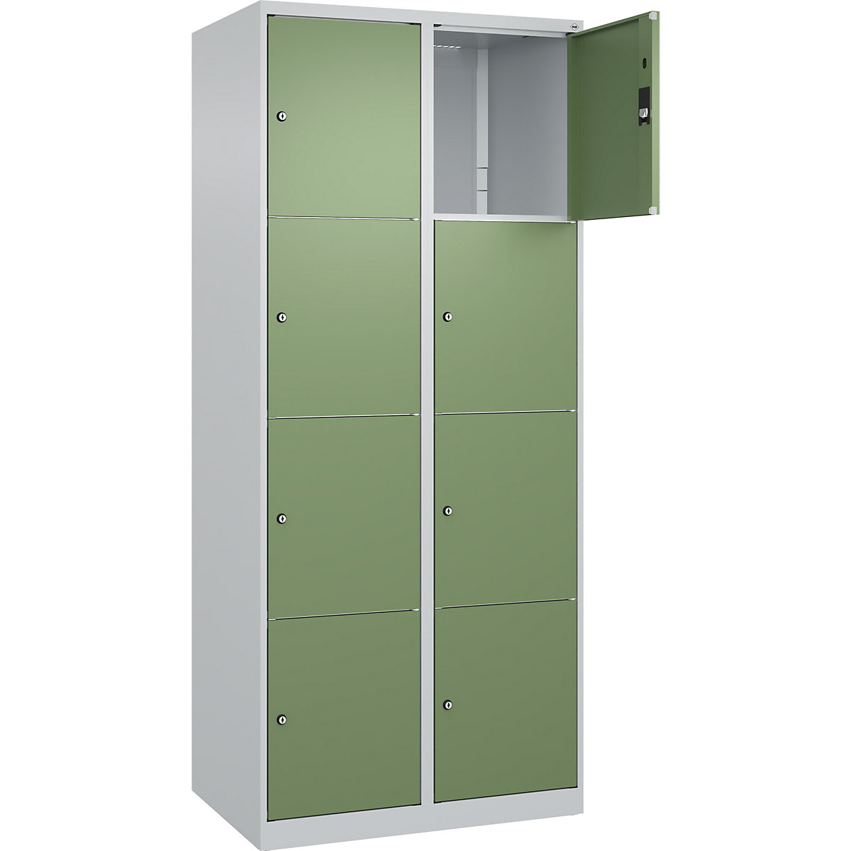 Dulap cu 4 compartimente cu încuietoare Classic PLUS – C+P (Imagine produs 5)-4