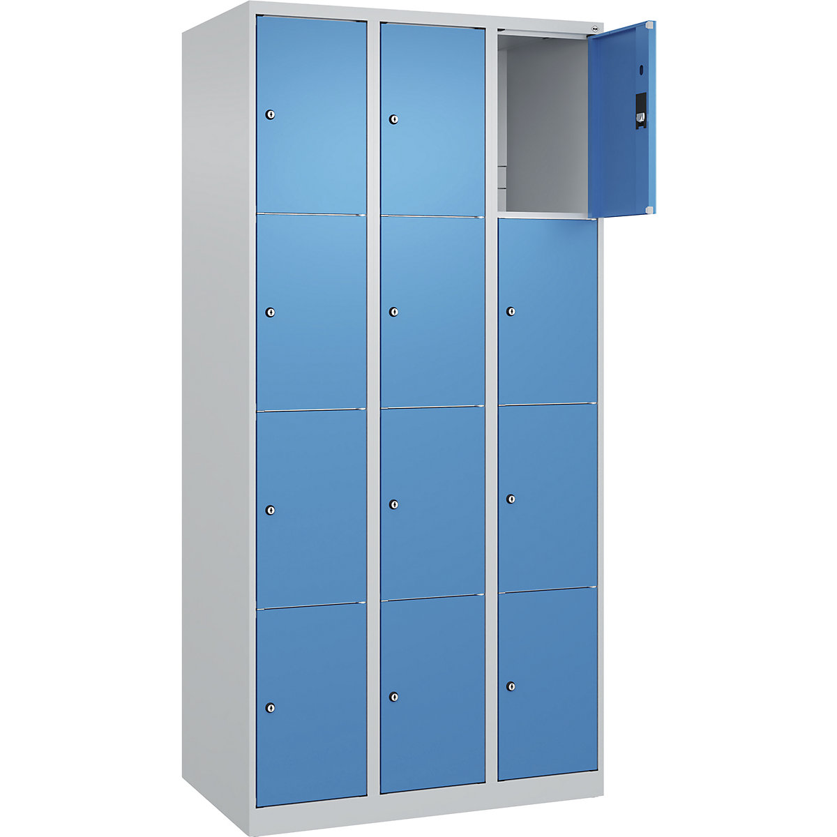 Dulap cu 4 compartimente cu încuietoare Classic PLUS – C+P (Imagine produs 3)-2