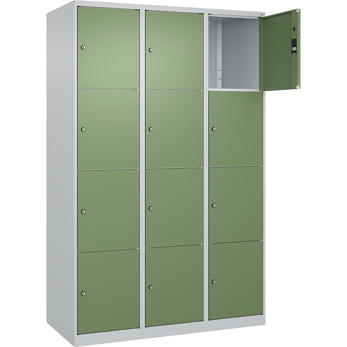 Dulap cu 4 compartimente cu încuietoare Classic PLUS – C+P (Imagine produs 4)-3