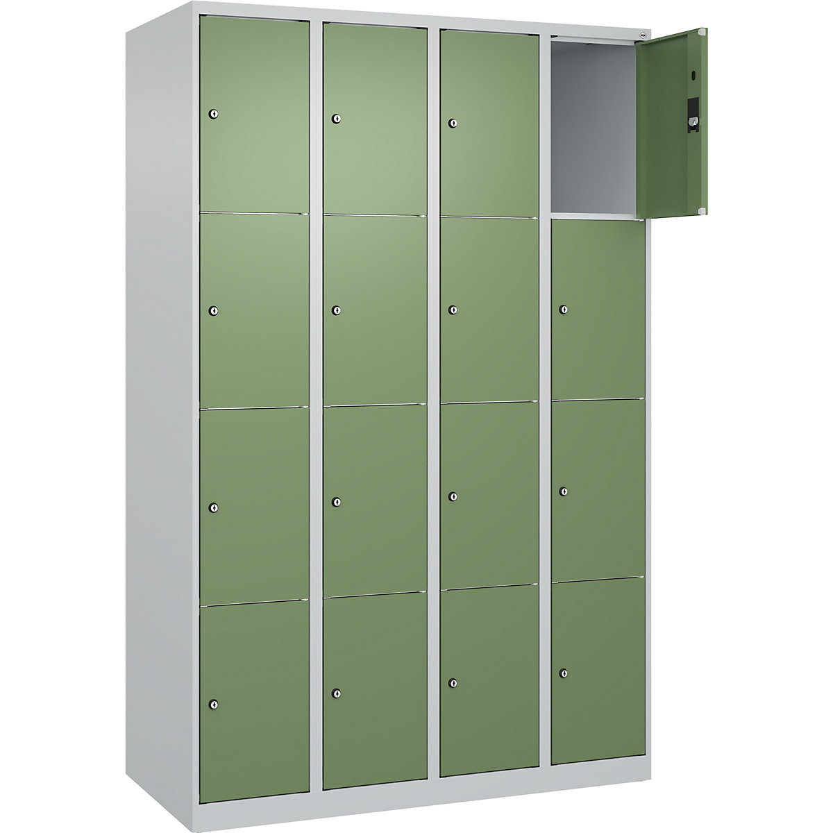 Dulap cu 4 compartimente cu încuietoare Classic PLUS – C+P (Imagine produs 5)-4