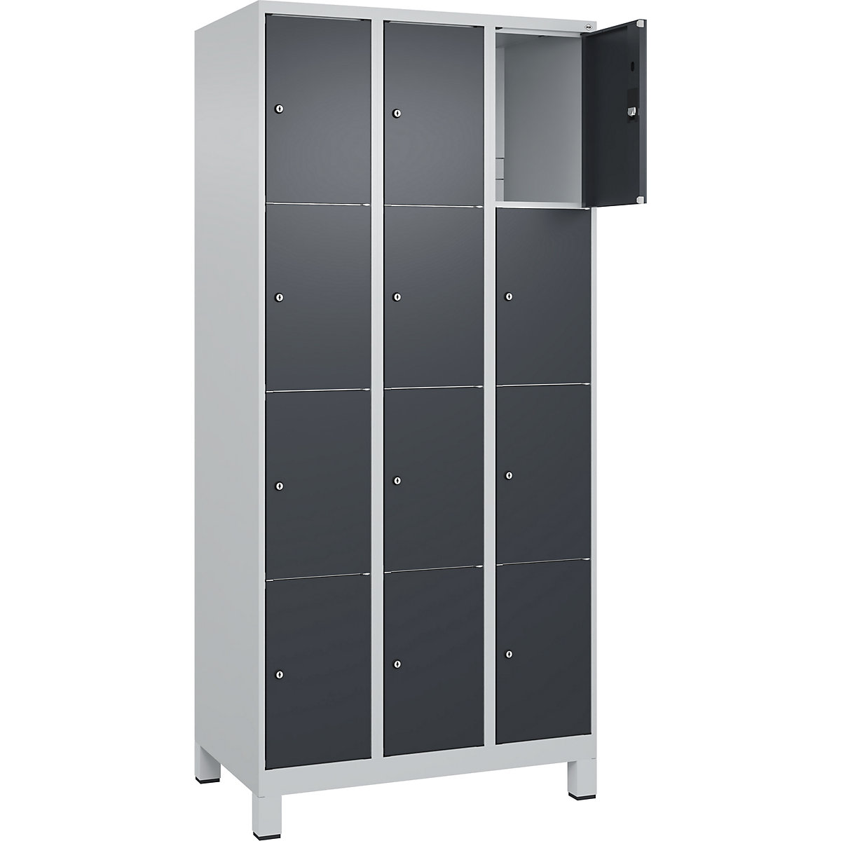 Dulap cu 4 compartimente cu încuietoare Classic PLUS – C+P (Imagine produs 5)-4