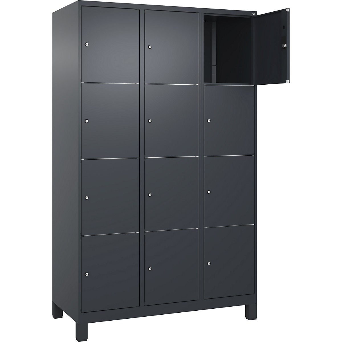 Dulap cu 4 compartimente cu încuietoare Classic PLUS – C+P (Imagine produs 4)-3