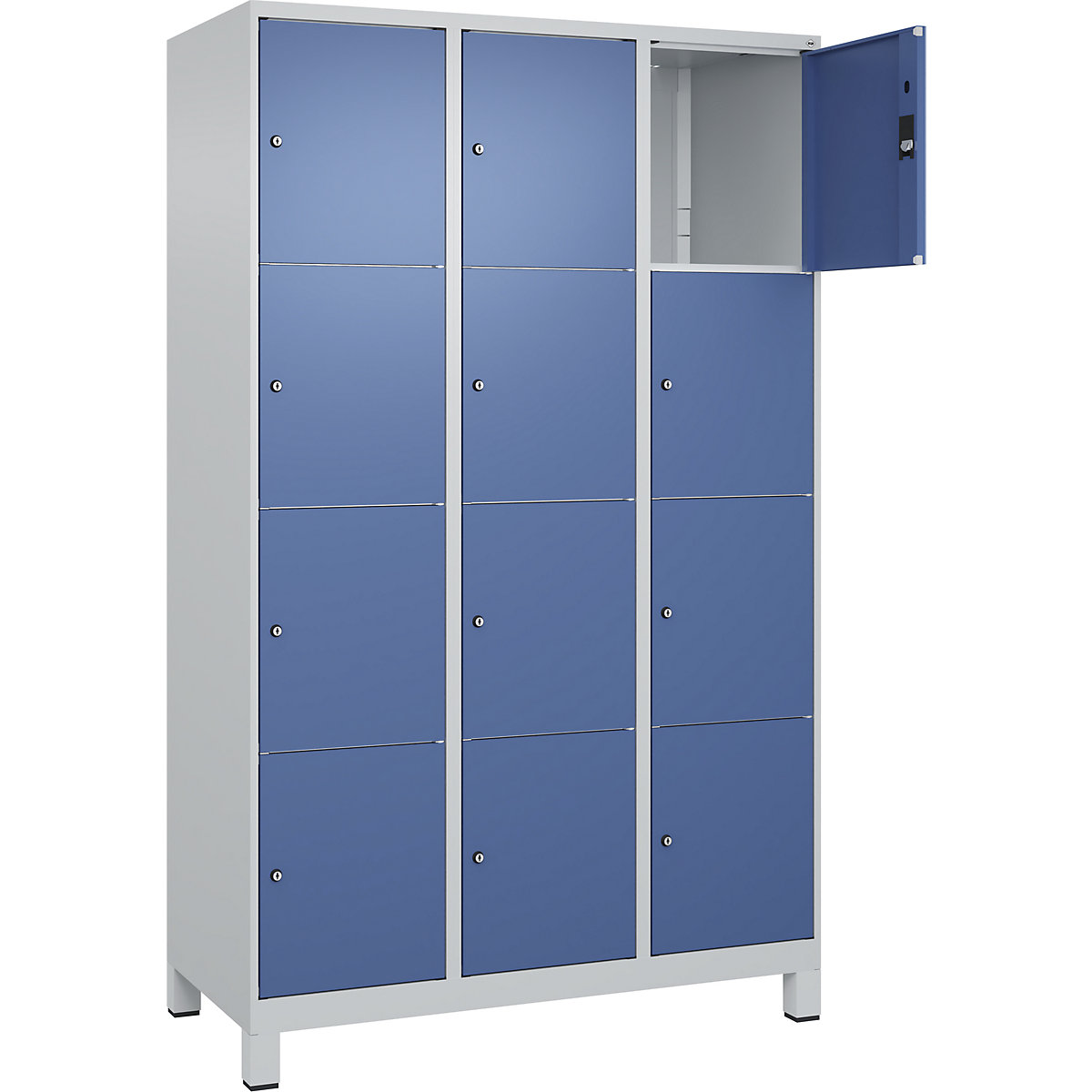 Dulap cu 4 compartimente cu încuietoare Classic PLUS – C+P (Imagine produs 5)-4