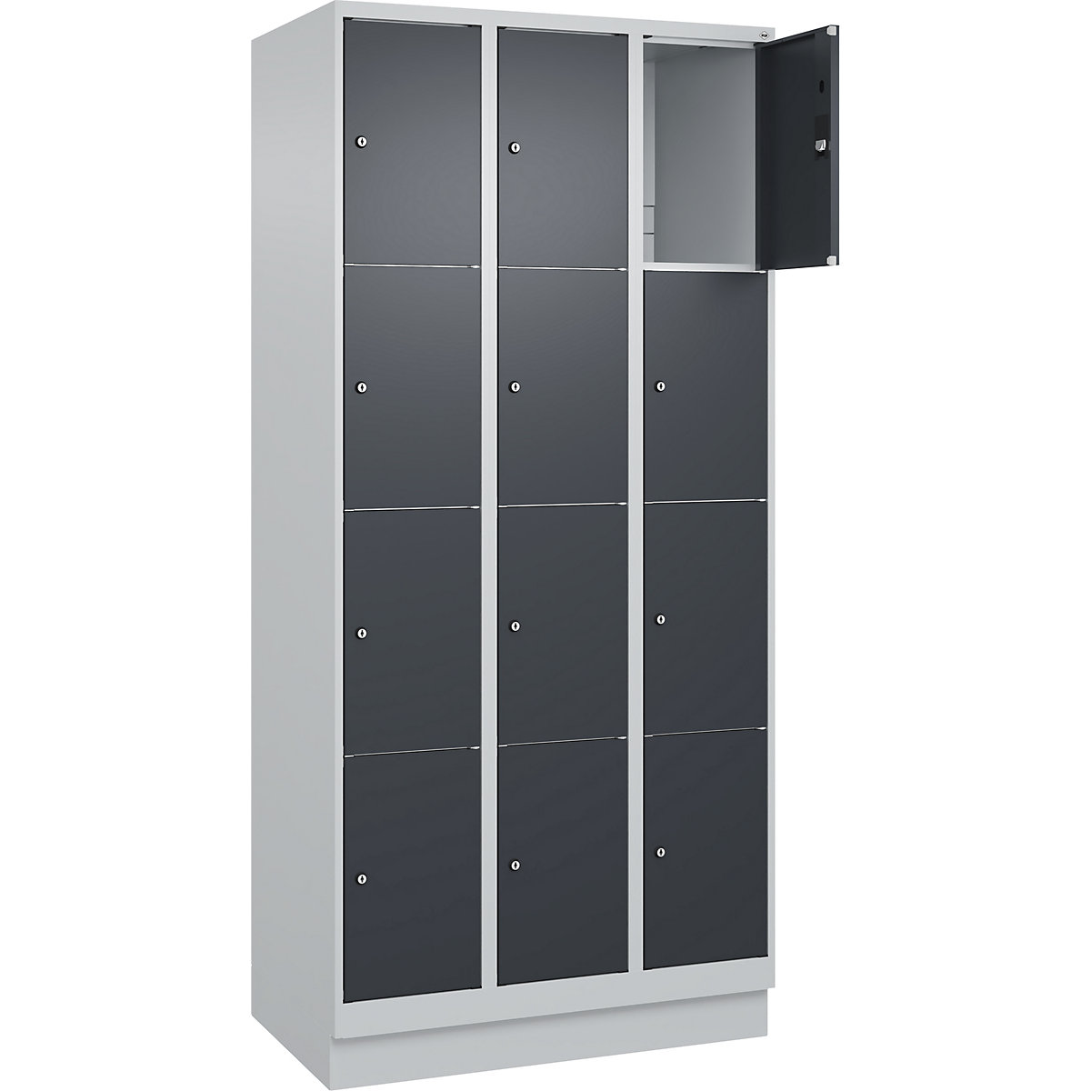 Dulap cu 4 compartimente cu încuietoare Classic PLUS – C+P (Imagine produs 3)-2