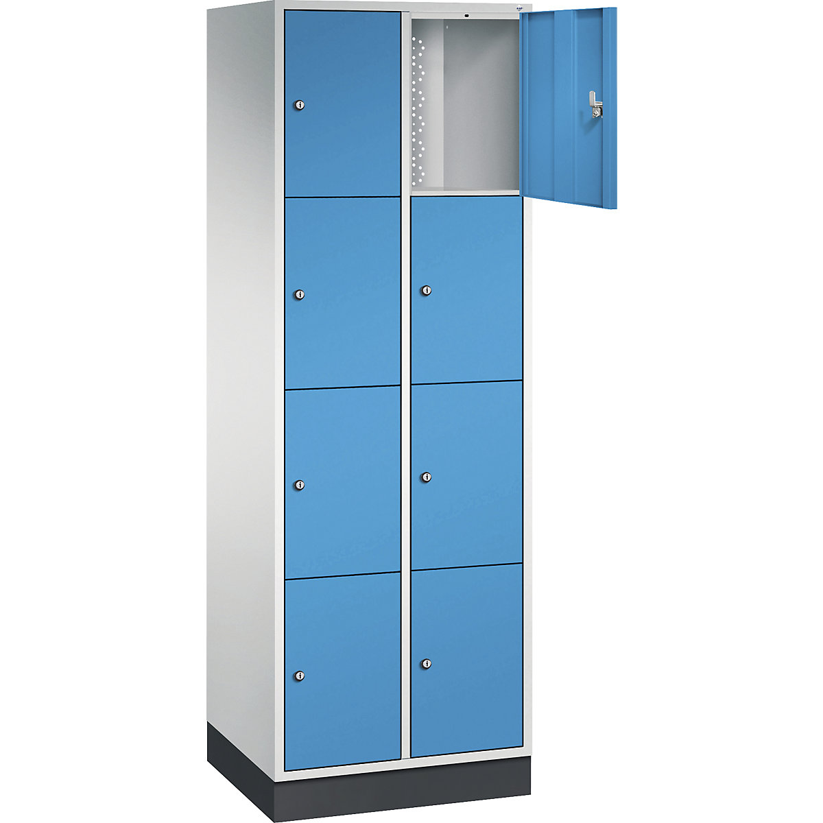 Dulap cu 4 compartimente cu încuietoare Intro – C+P (Imagine produs 2)-1