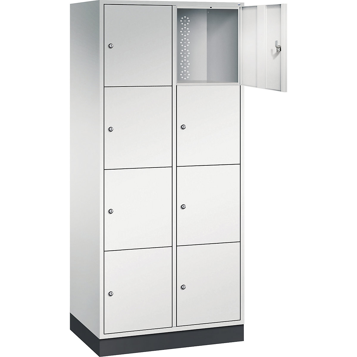 Dulap cu 4 compartimente cu încuietoare Intro – C+P (Imagine produs 2)-1