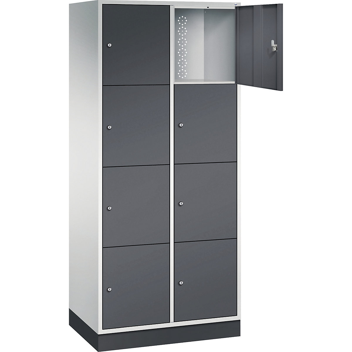 Dulap cu 4 compartimente cu încuietoare Intro – C+P (Imagine produs 2)-1