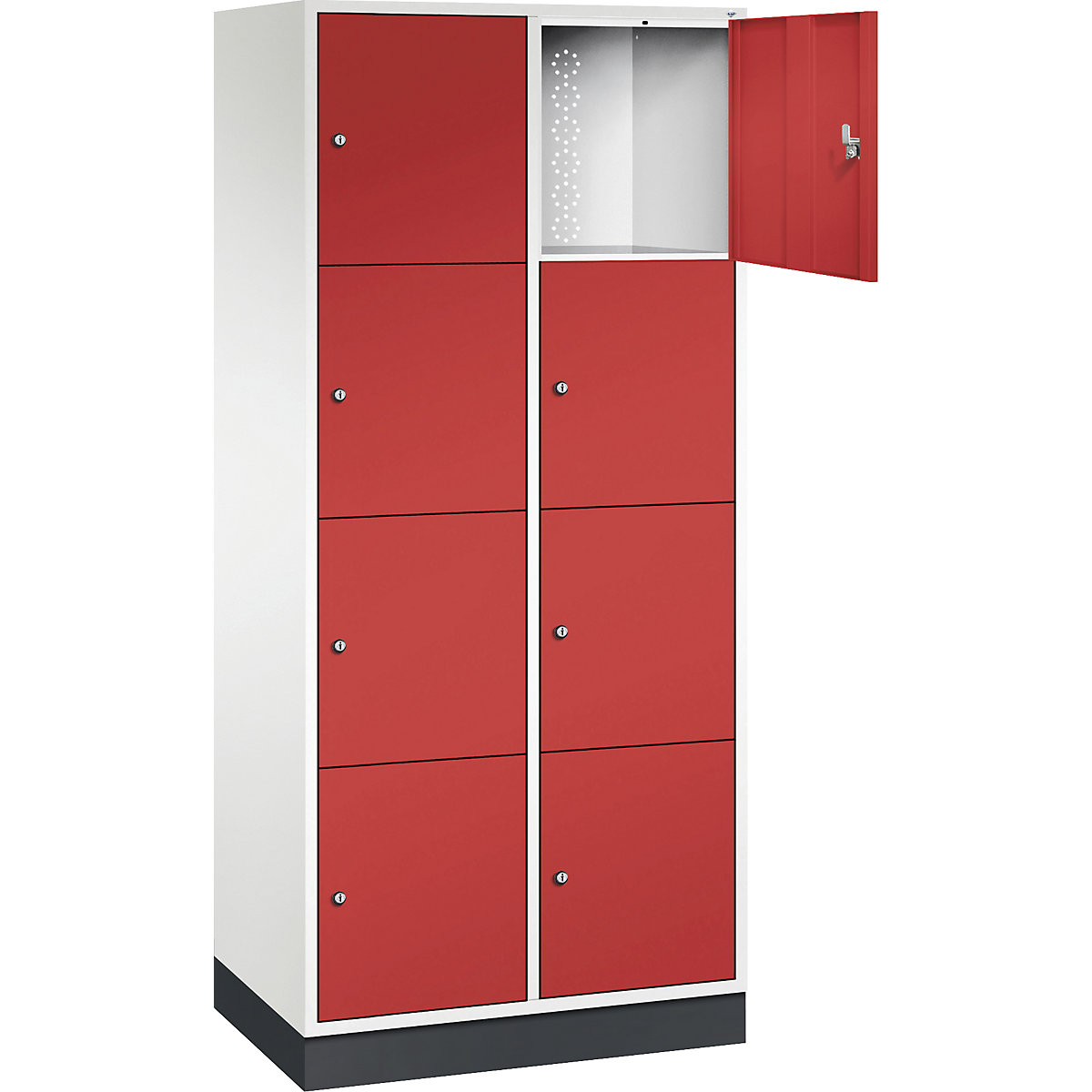 Dulap cu 4 compartimente cu încuietoare Intro – C+P (Imagine produs 2)-1