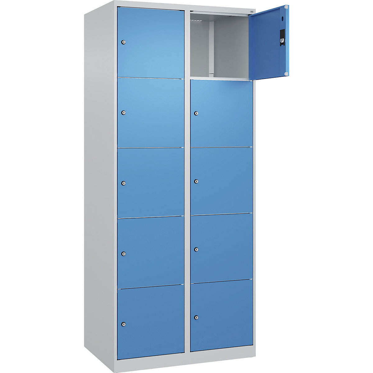 Dulap cu 5 compartimente cu încuietoare Classic PLUS – C+P (Imagine produs 2)-1