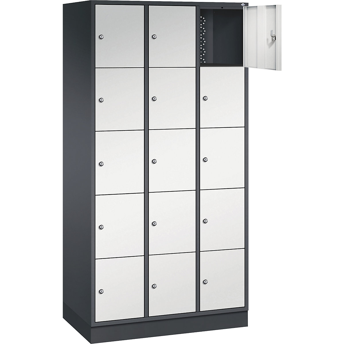 Dulap cu 5 compartimente cu încuietoare Intro – C+P (Imagine produs 2)-1