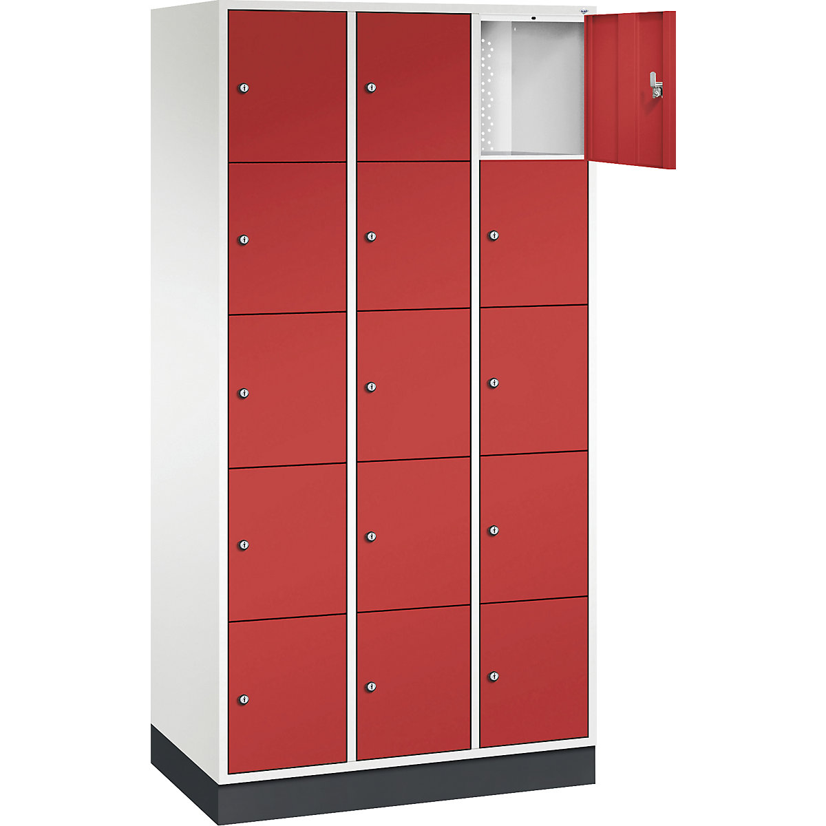 Dulap cu 5 compartimente cu încuietoare Intro – C+P (Imagine produs 2)-1