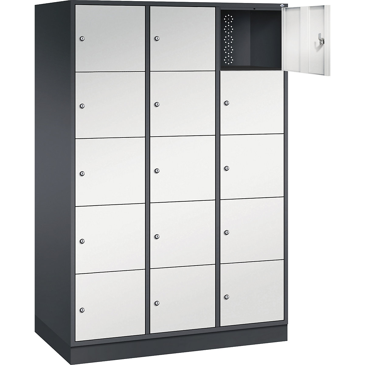 Dulap cu 5 compartimente cu încuietoare Intro – C+P (Imagine produs 2)-1