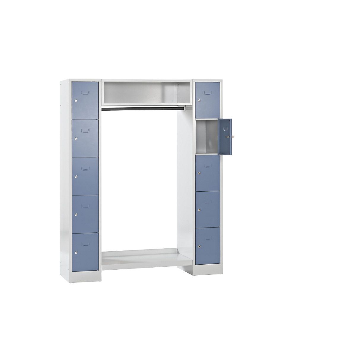 Sistem de vestiar cu compartimente cu încuietoare Dresden – Wolf (Imagine produs 3)-2