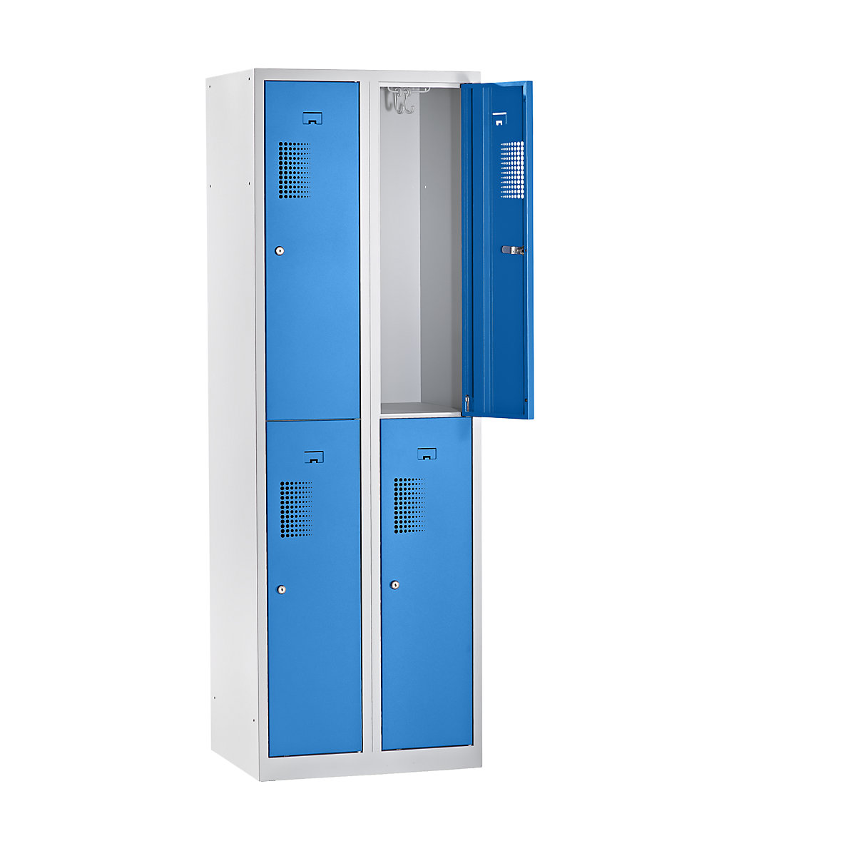 Vestiar cu două niveluri Amsterdam – eurokraft basic (Imagine produs 4)-3