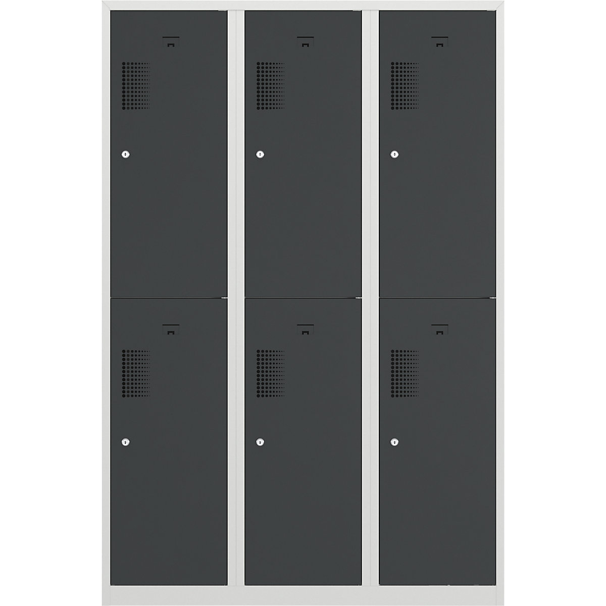 Vestiar cu două niveluri Amsterdam – eurokraft basic (Imagine produs 6)-5