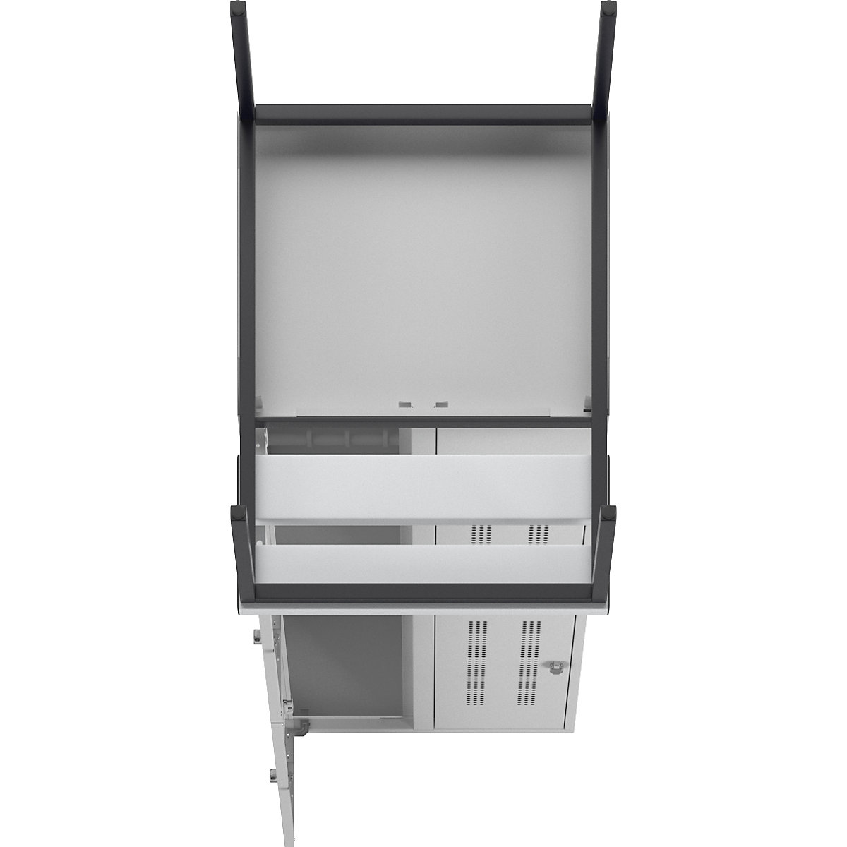 Vestiar cu două niveluri Berlin 1 cu bancă – Wolf (Imagine produs 7)-6