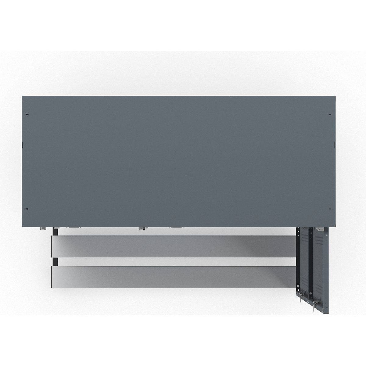 Vestiar cu două niveluri Berlin 1 cu bancă – Wolf (Imagine produs 6)-5