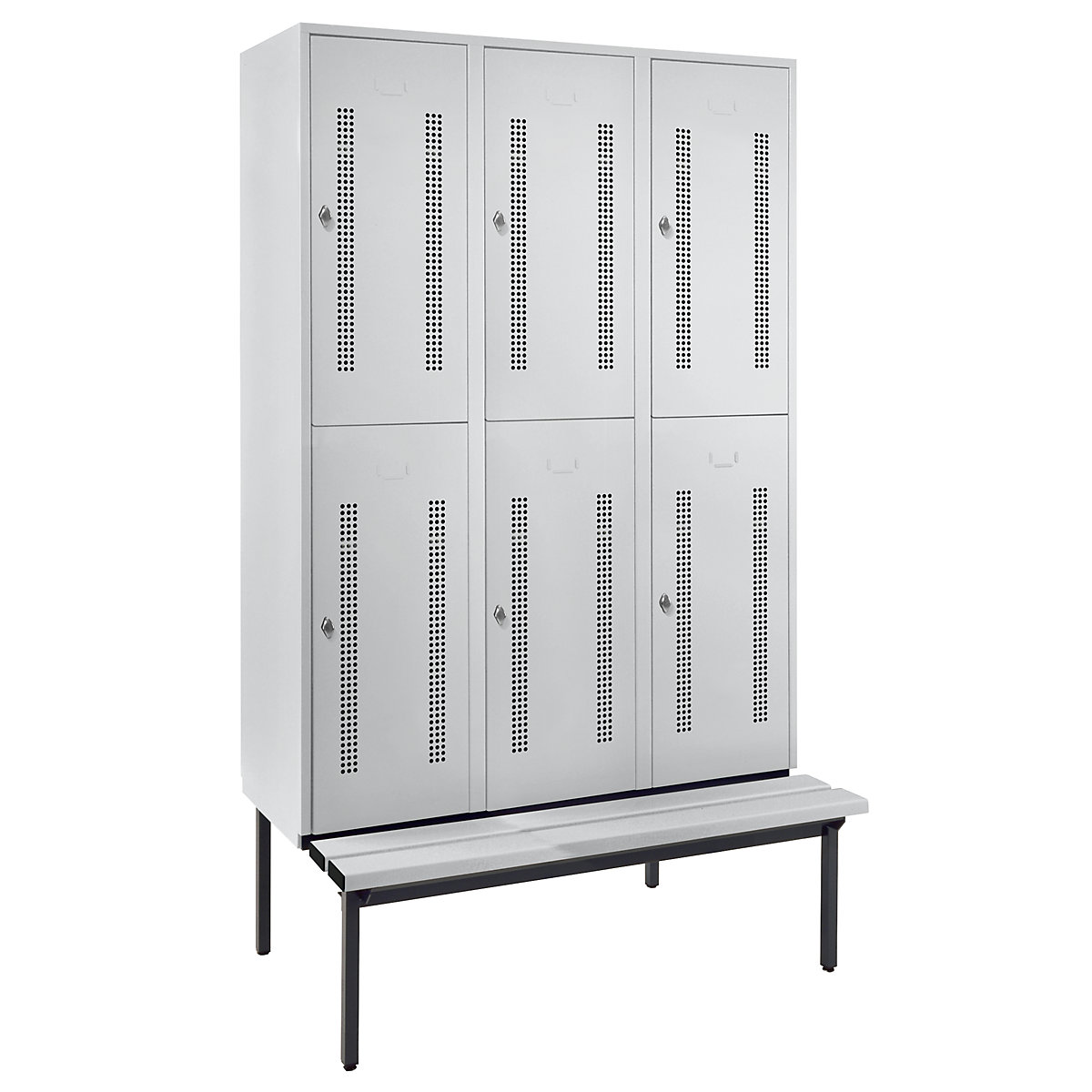 Vestiar cu două niveluri Berlin 1 cu bancă – Wolf (Imagine produs 9)-8