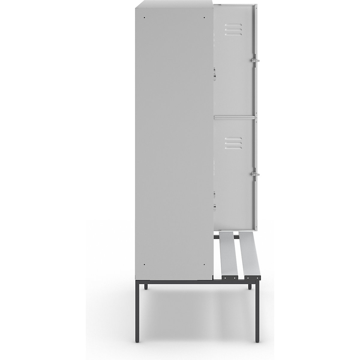 Vestiar cu două niveluri Berlin 2 cu bancă – Wolf (Imagine produs 4)-3