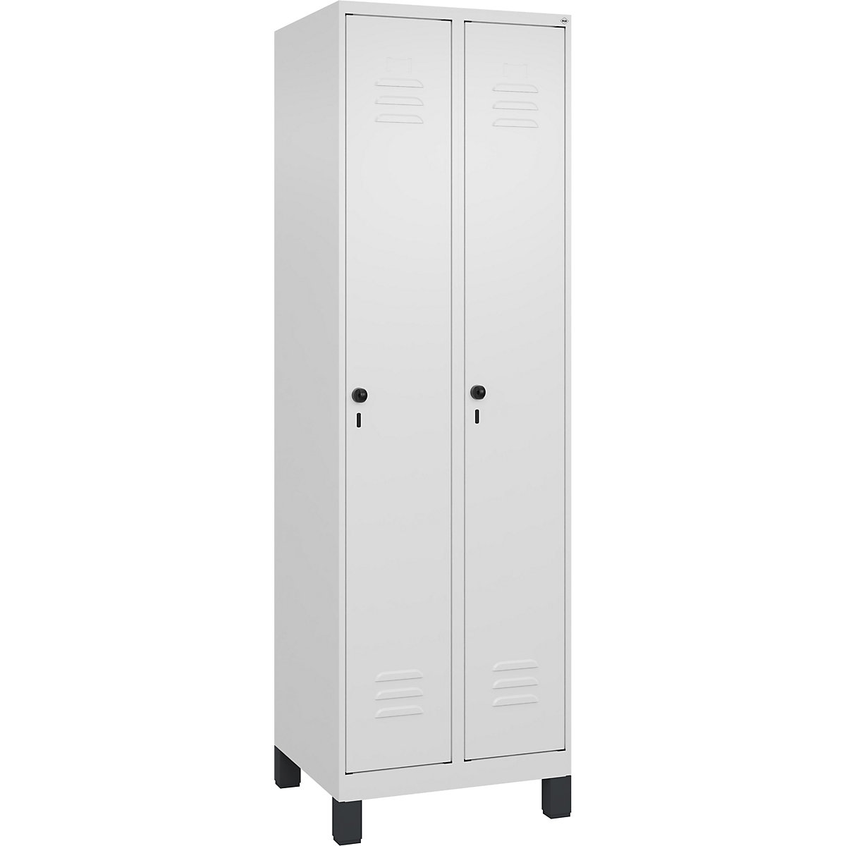 Vestiar pentru haine curate și murdare Classic PLUS, îngust – C+P (Imagine produs 4)-3