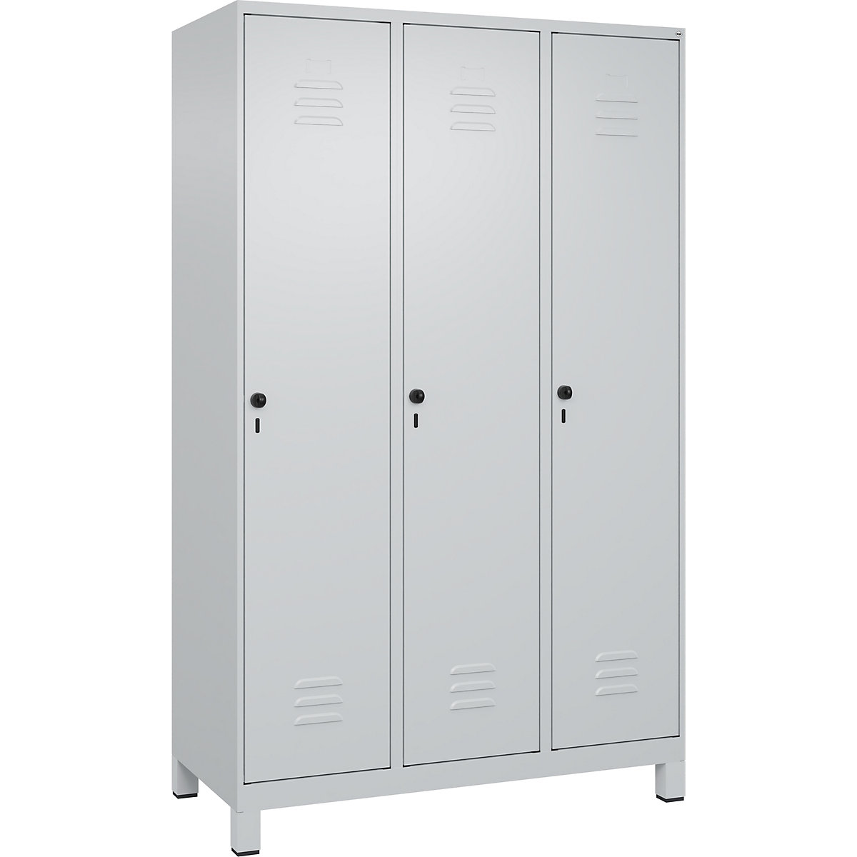 Vestiar pentru haine curate și murdare Classic PLUS, îngust – C+P (Imagine produs 4)-3