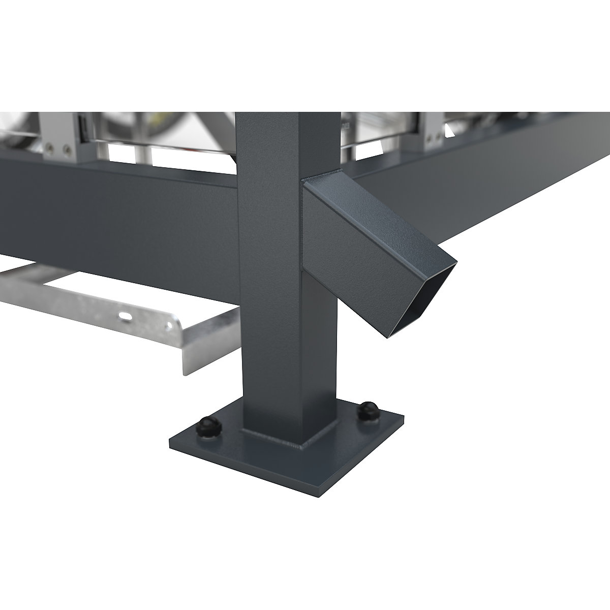 Adăpost Köln cu suport pentru parcare model 4700 XBF – WSM (Imagine produs 8)-7