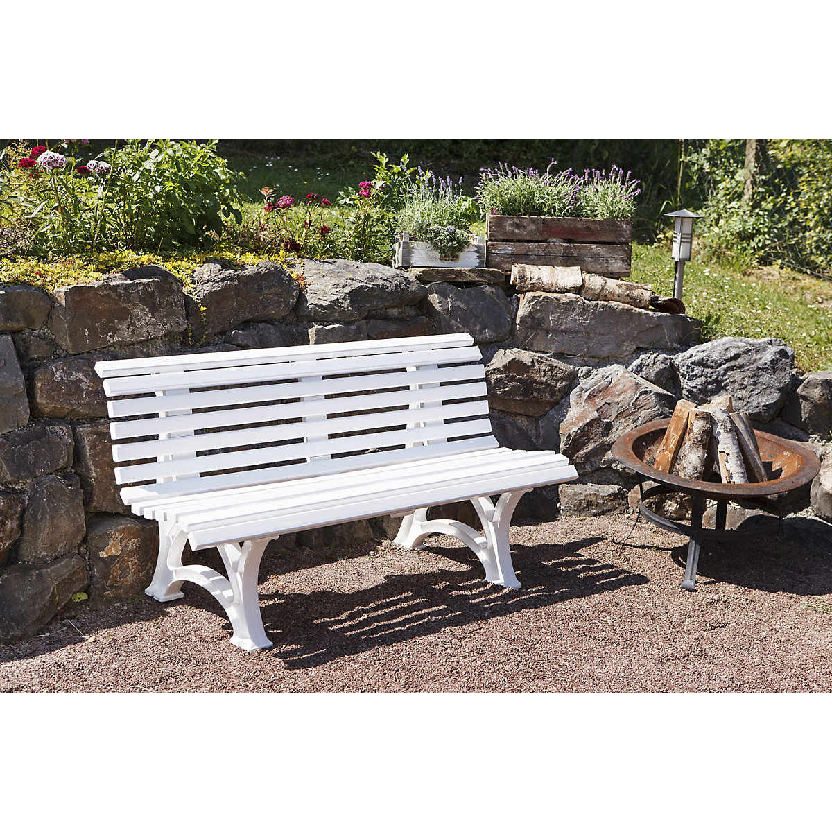 Bancă pentru parc din plastic (Imagine produs 8)-7