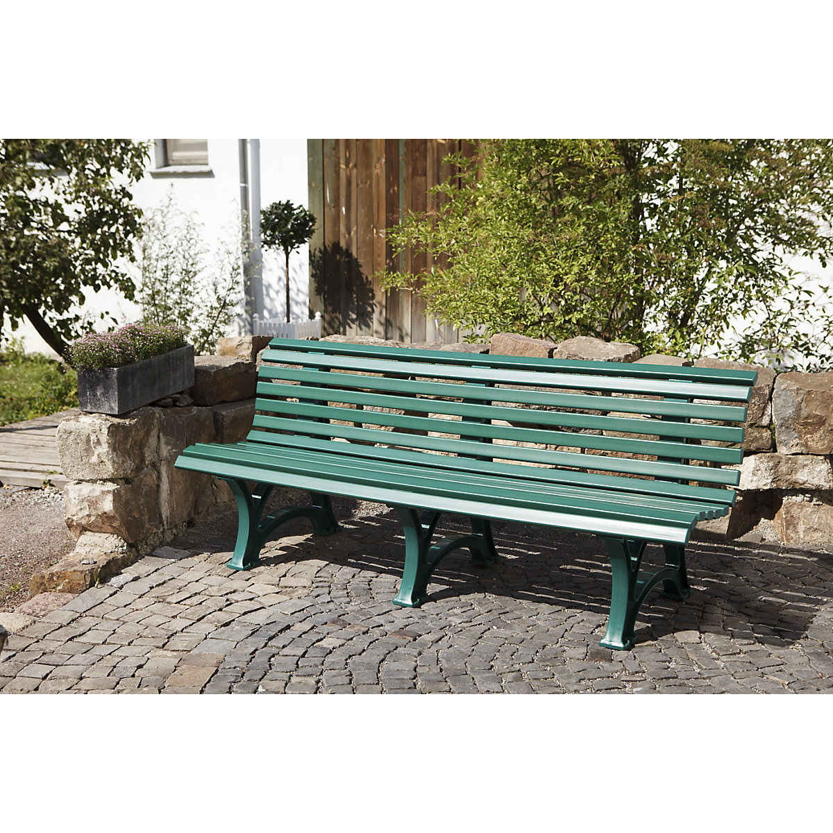 Bancă pentru parc din plastic (Imagine produs 4)-3