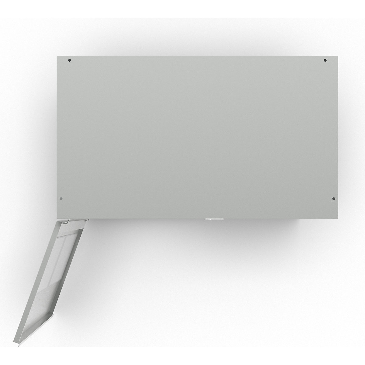 Dulap cu geam transparent, î. x lăț. x ad. 1950 x 1000 x 580 mm – LISTA (Imagine produs 6)-5